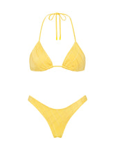 VINCA BUTTER Yellow Triangle Bikini Set