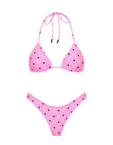 VINCA CASSI Pink Heart Triangle Bikini Set