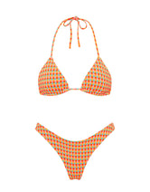 VINCA GARA Textured Triangle Bikini Set