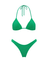 VINCA HUBE Green Terry Towelling Triangle Bikini Set