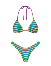 VINCA - ORCHARD CROCHET STRIPE Triangle Bikini Set