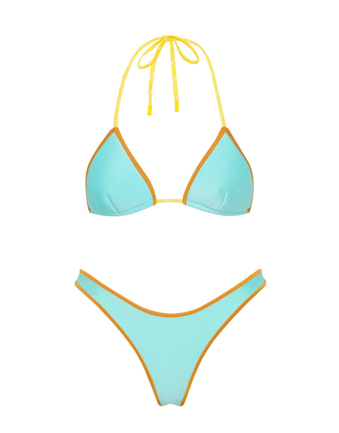 VINCA ROQUE Neoprene Triangle Bikini Set