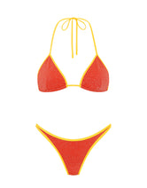 VINCA RUBY RED SPARKLE Triangle Bikini Set