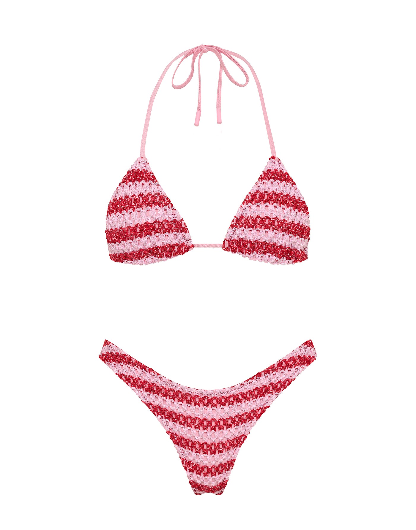 VINCA TANNA Crochet Triangle Bikini Set