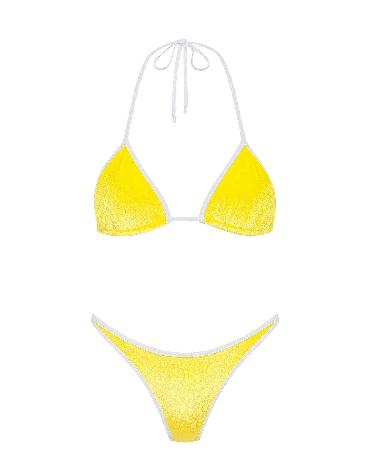 VINCA TUSCAN SPLASH Velvet Triangle Bikini Set