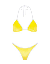 VINCA TUSCAN SPLASH Velvet Triangle Bikini Set