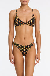 MAIA PERL Geometric Crop Bikini Set