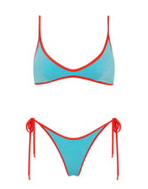 MAIA - AZURE SPARKLE Crop Bikini Set