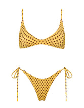MAIA BUTTERSCOTCH DOT Scoop Bikini Set