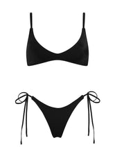 MAIA EBONY BLACK Scoop Bikini Set