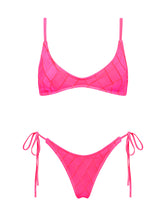 MAIA MENDE Pink Scoop Bikini Set