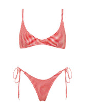 MAIA PRON Red Gingham Scoop Bikini Set