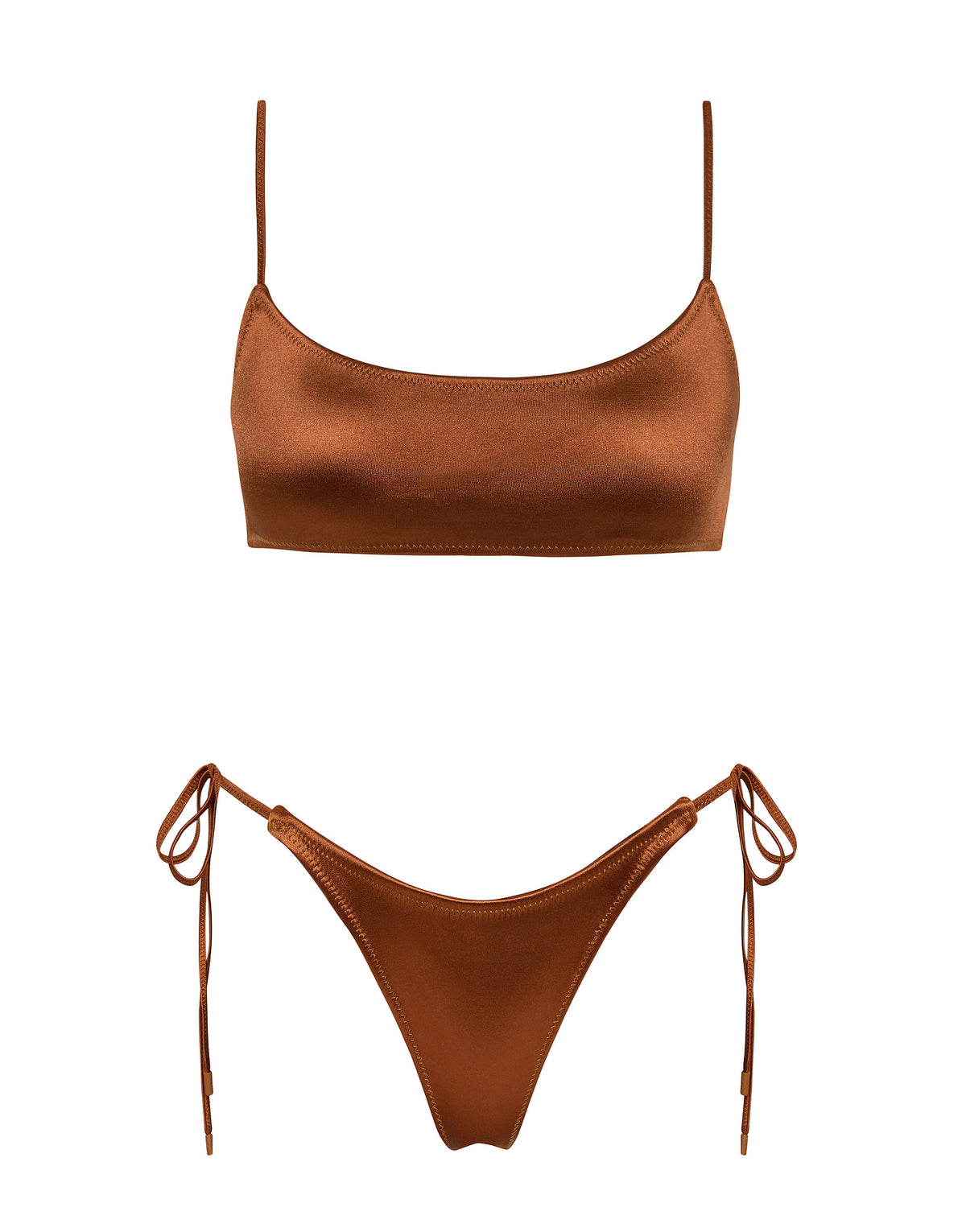 MICA COCO SHINE Crop Bikini Set