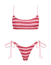 MICA TANNA Crochet Crop Bikini Set