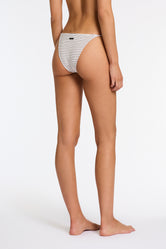 MICA LUSAIL White Terry Towelling Crop Bikini Set
