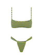 MIMA INK CONFETTI Textured Crop Bikini Set