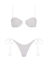 PALMA LUSAIL White Terry Towelling Balconette Bikini Set