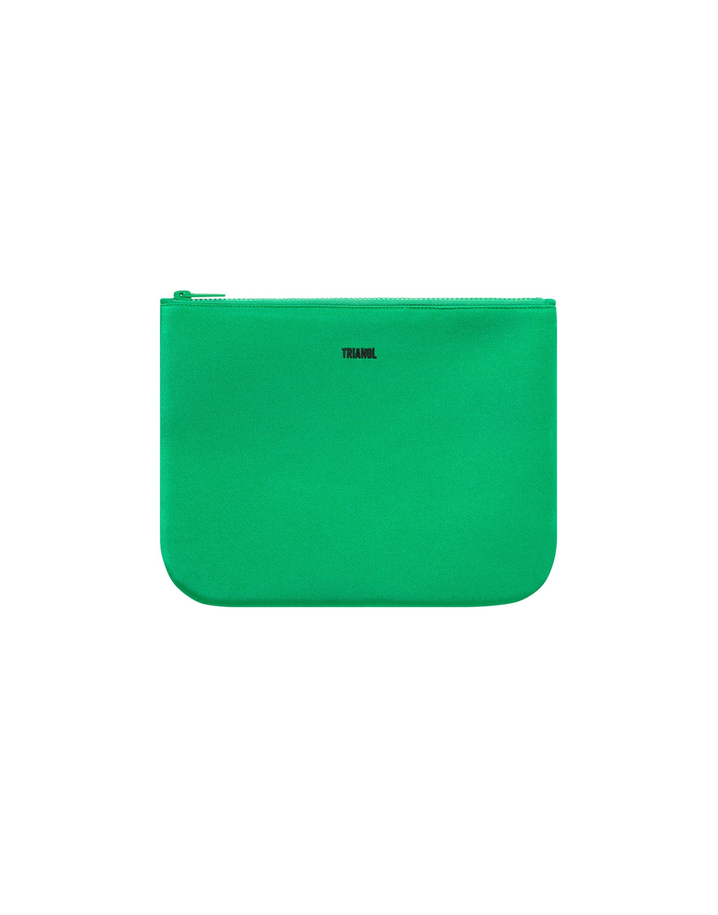 JUNGLE - Green Neoprene Zip Pouch