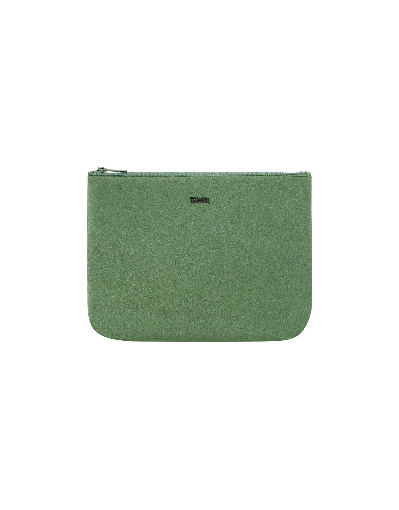 KHAKI - Neoprene Zip Pouch