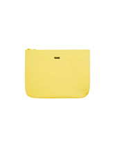 LEMON - Yellow Neoprene Zip Pouch