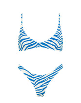 Maia Zebra Triangl Blue Zebra Bikini