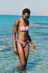 MYRTA - CHARI Tie-Dye Halter Bikini Set