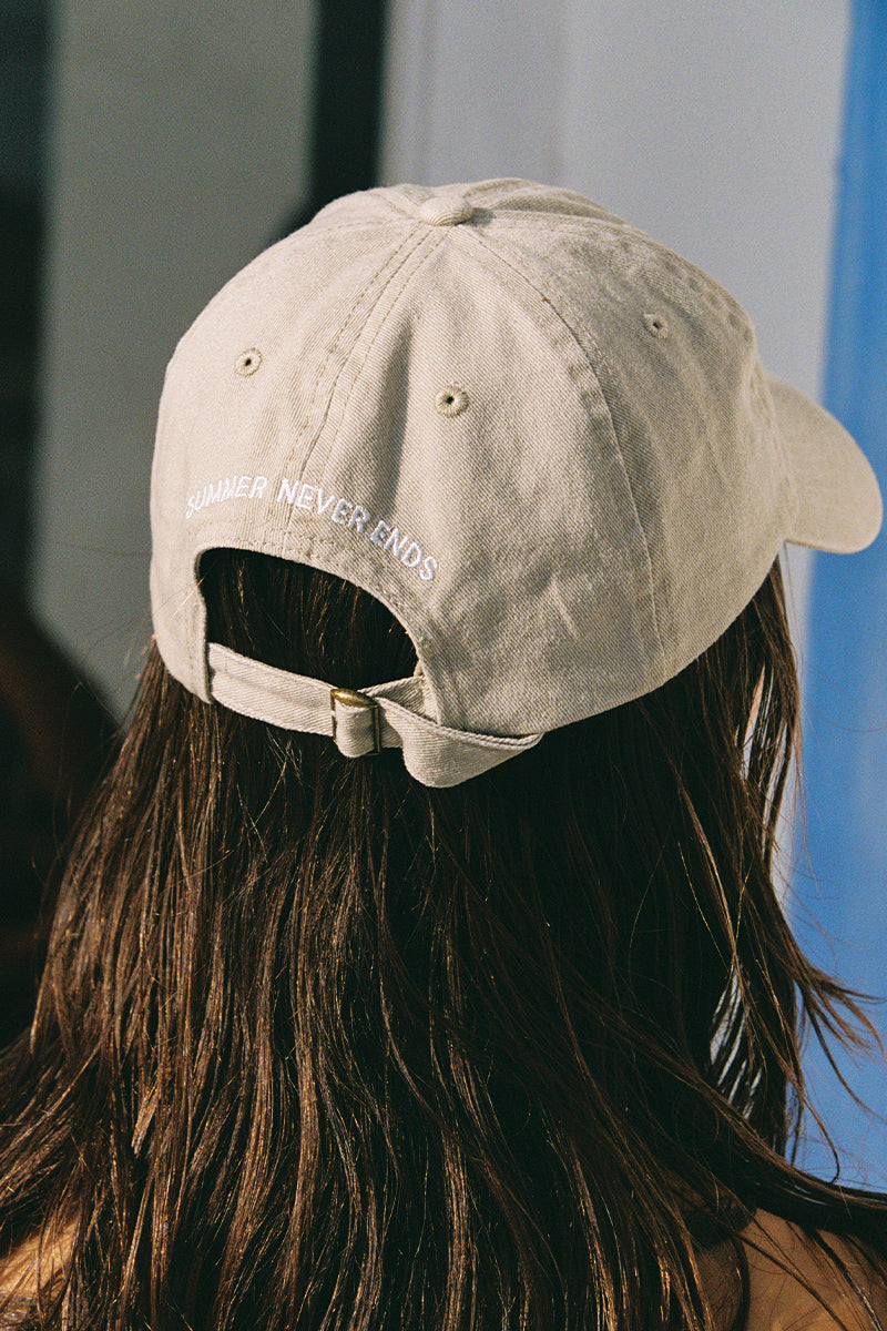 TAMY - HAT Beige Embroidered Cap