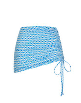 ALULA RIYA Blue Geometric Skirt