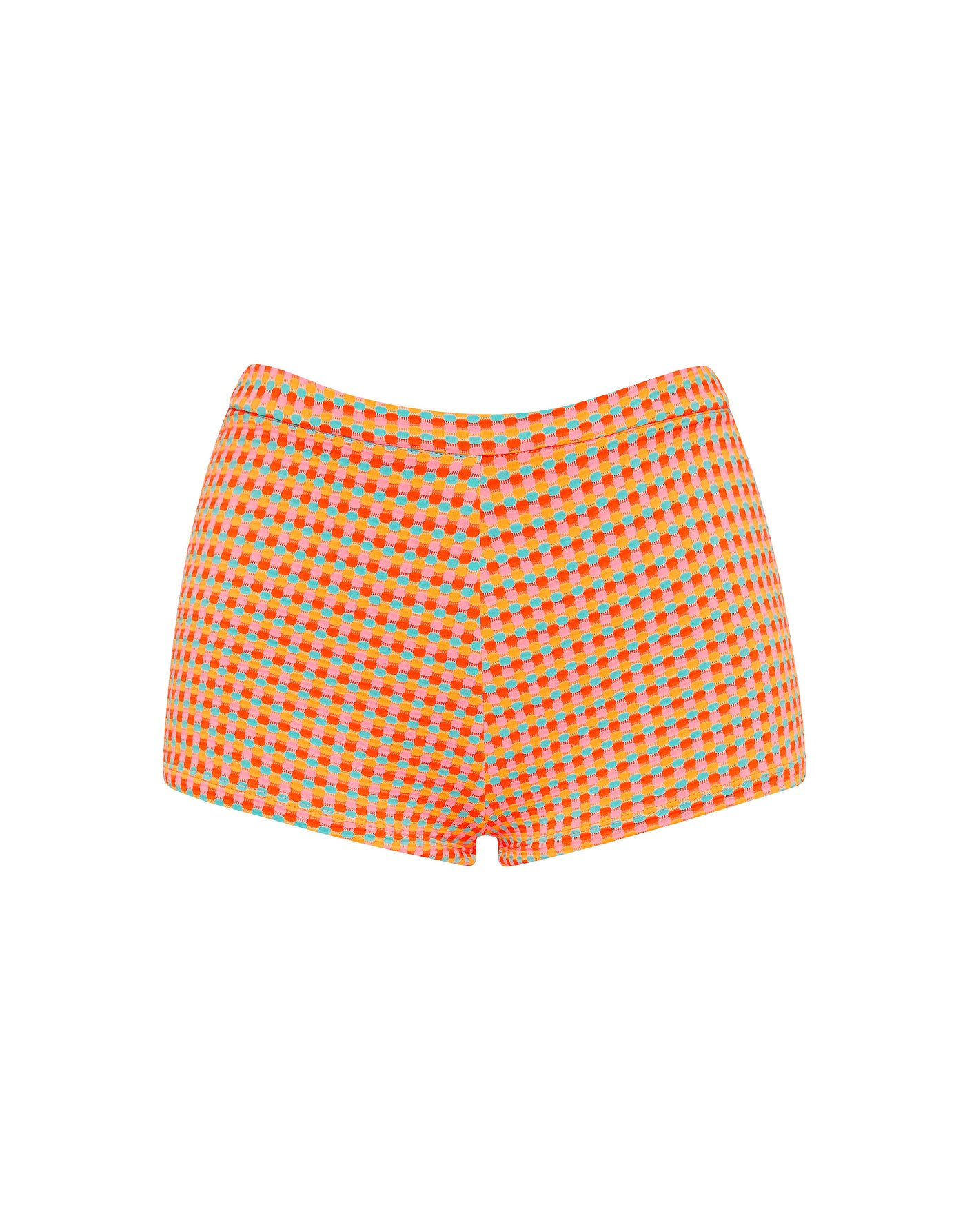 Celeste Gara Triangl Multicoloured Textured Shorts