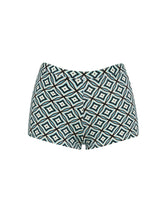 CELESTE POLLO Geometric Short