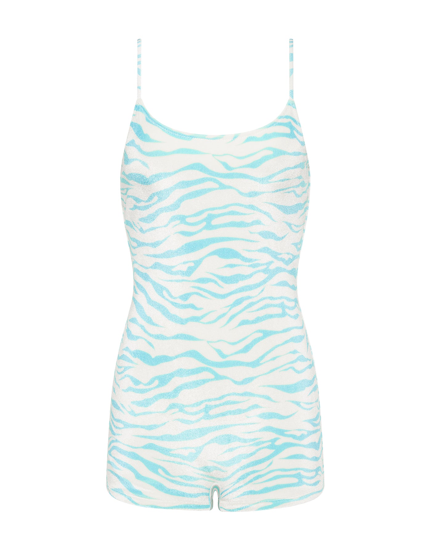 Coco Pezz Triangl Blue Zebra Playsuit