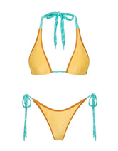 DARA CANARY CRUSH Neoprene Triangle Bikini Set