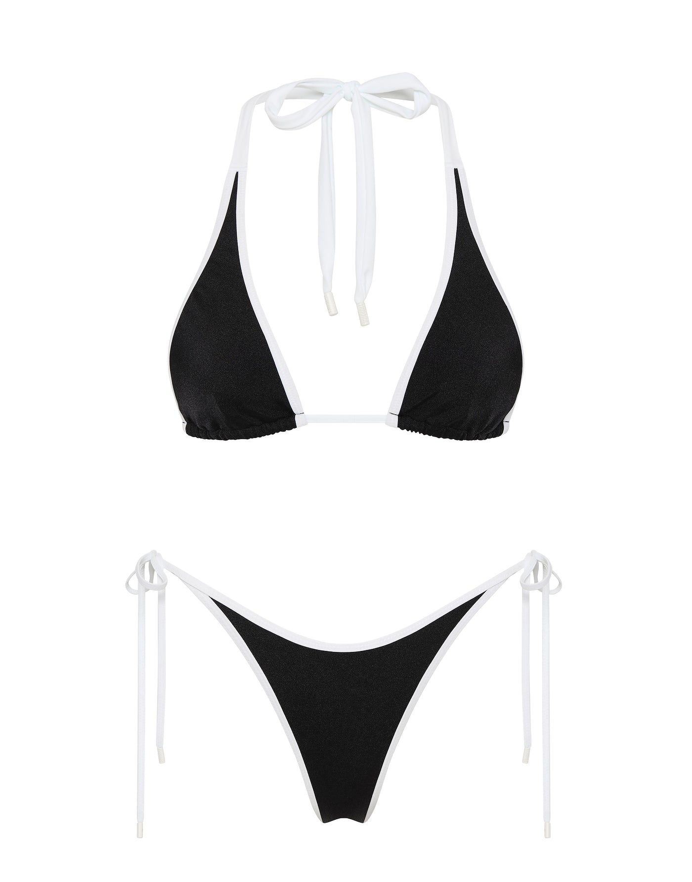 DARA -  JETT Black Triangle Bikini Set