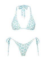 DARA - MASE Blue Triangle Bikini Set