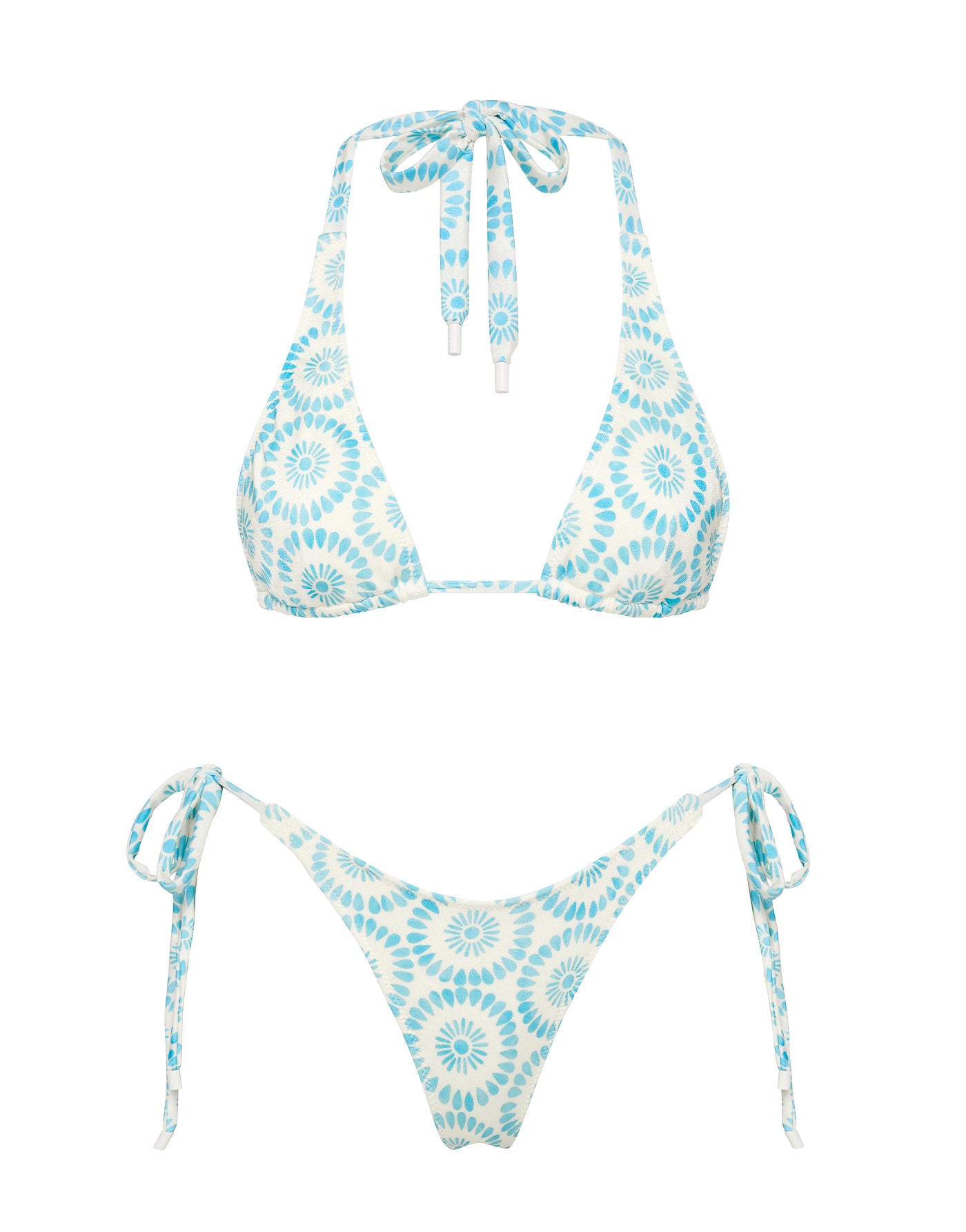DARA - MASE Blue Triangle Bikini Set