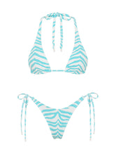 DARA SKY ZEBRA SPLASH Triangle Bikini Set