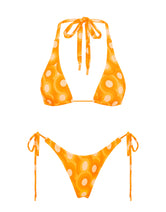 DARA TANGERINE Triangle Bikini Set