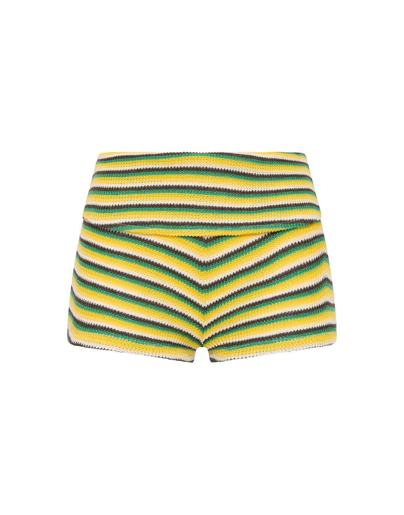 ELLI LEMONADE Crochet Stripe Short