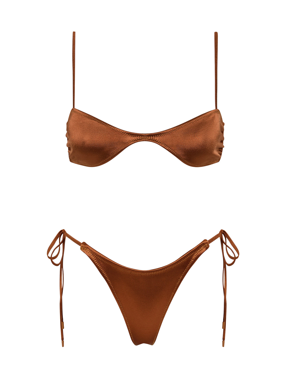ESTE COCO SHINE Scoop Bikini Set