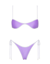 ESTE GRAPE Neoprene Scoop Bikini Set