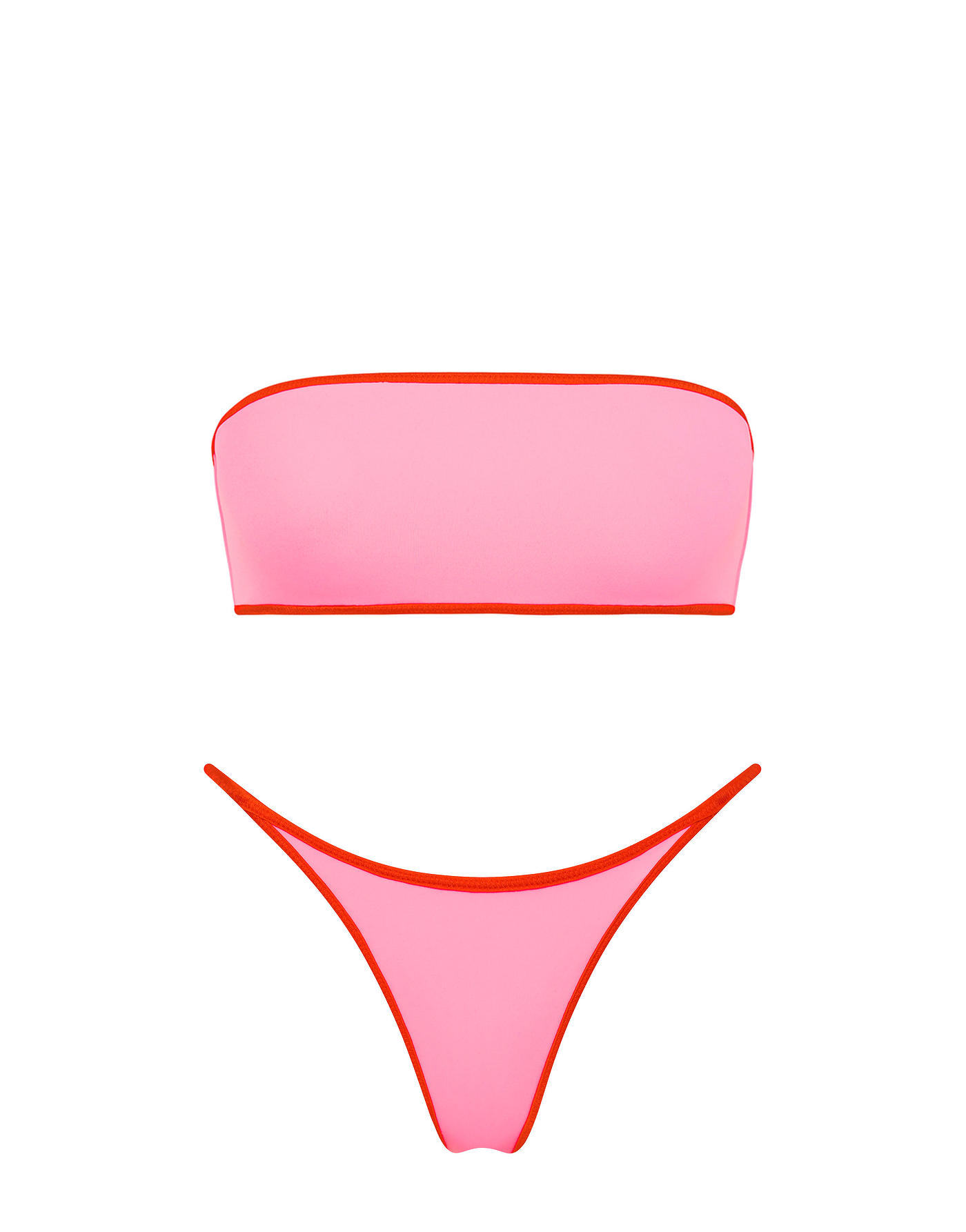 FAYE DORE Pink Bandeau Bikini Set 