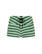 FREDY MINT SLICE STRIPE Terry Towelling  Short