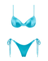 JARA ICY SHINE Blue Balconette Bikini Set