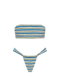 LUCE - GRACI Terry Towelling Bandeau Bikini Set