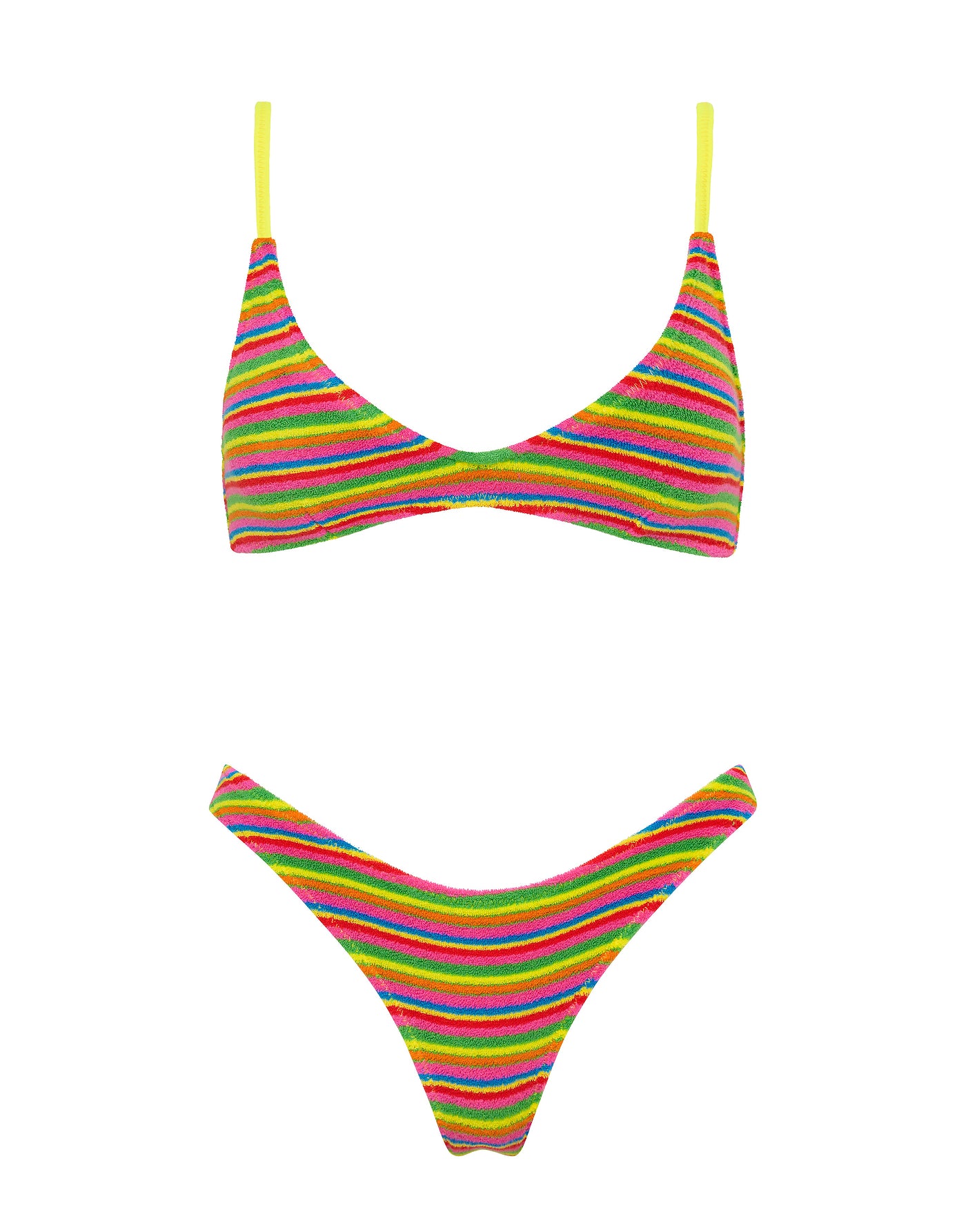 MAIA ALEIX Terry Towelling Scoop Bikini Set