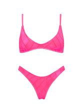 MAIA MENDE Pink Scoop Bikini Set