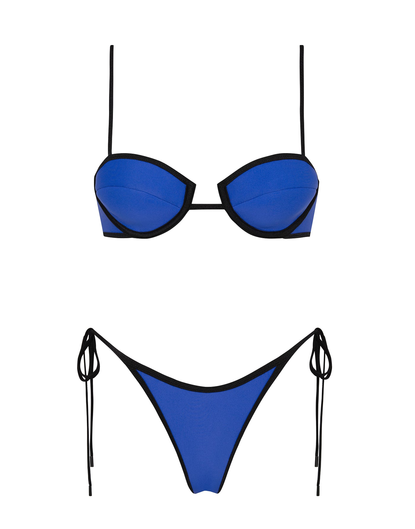 MALA COBALT Neoprene Balconette Bikini Set