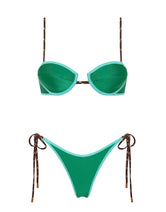 MALA JADED GREEN Neoprene Balconette Bikini Set
