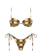 Mala Maronti Triangl Printed Velvet Bikini