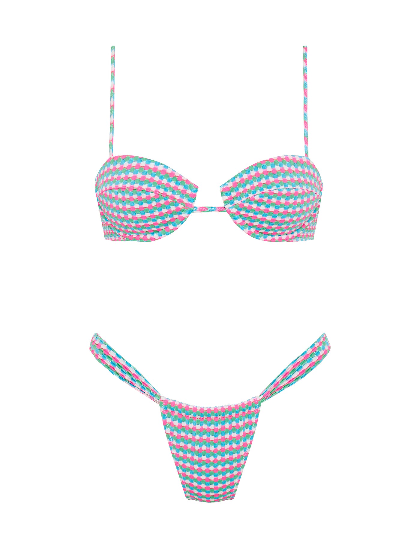 MALA MULBERRY Purple Balconette Bikini Set